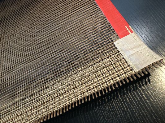 고온 레지스턴트 4*4mm Ptfe 컨베이어 벨트